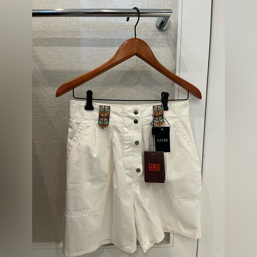 Etro short white